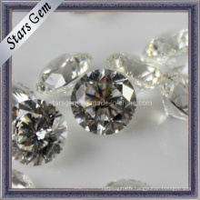 81 Facettes Star Cut Round Shape Loose Stone Cubic Zirconia